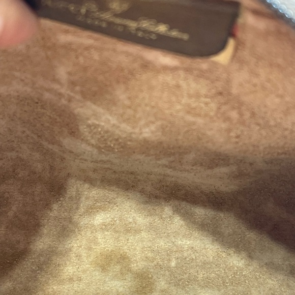 Gucci Sherry line Clutch/ pouch in Green/ tan color. - Picture 8 of 11